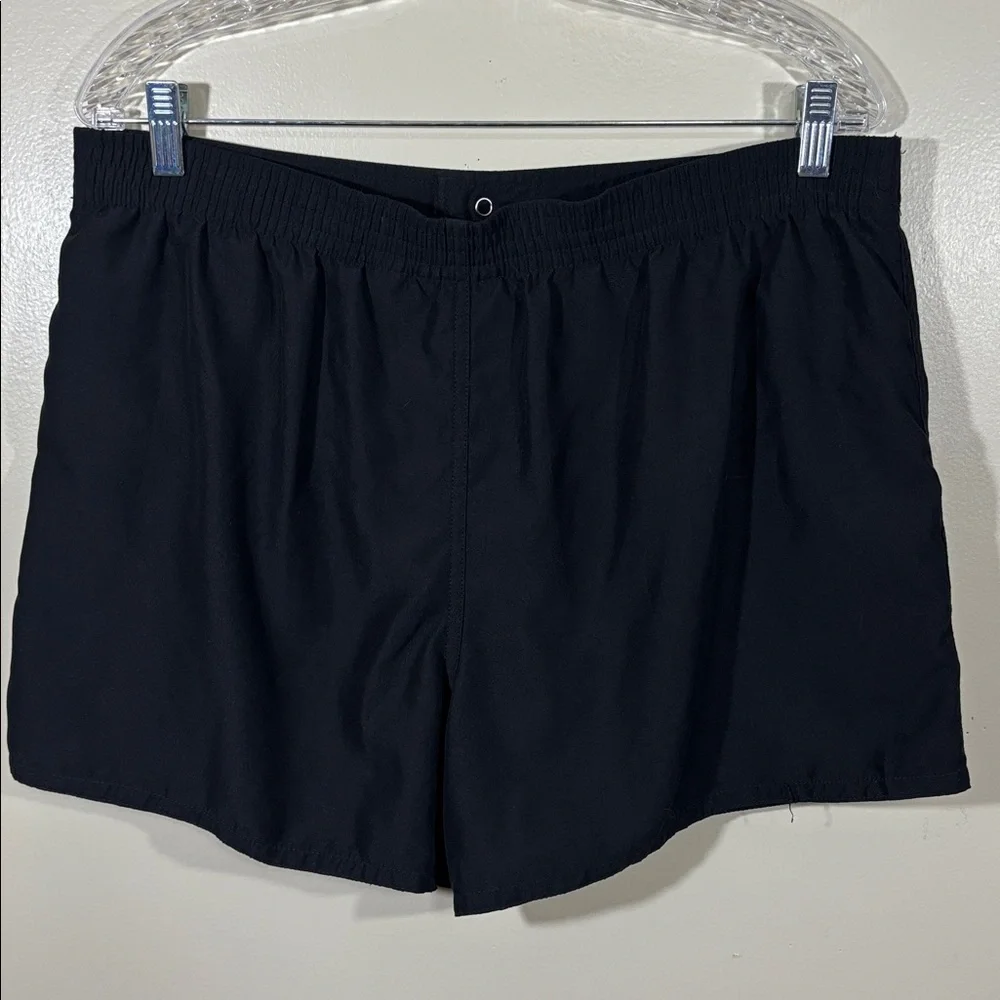 Croft & Barrow Black Casual Nylon Shorts Size 14